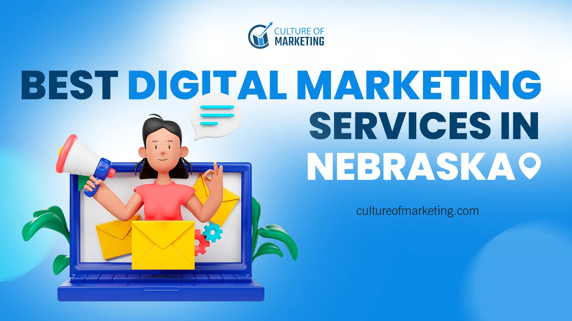 Banner showing best digital marketing services available in Nebraska